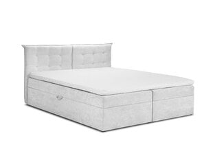 Кровать Mazzini Кровати Echaveria 200x200 см, светло-серая цена и информация | Кровати | pigu.lt