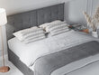 Lova Mazzini Beds Echaveria 200x200 cm, pilka цена и информация | Lovos | pigu.lt