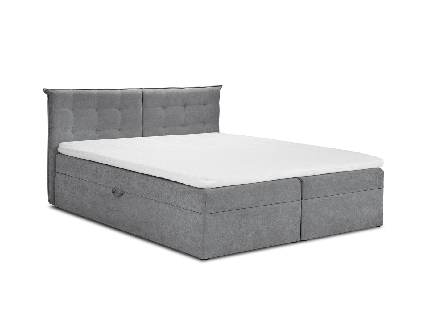 Lova Mazzini Beds Echaveria 200x200 cm, pilka kaina ir informacija | Lovos | pigu.lt