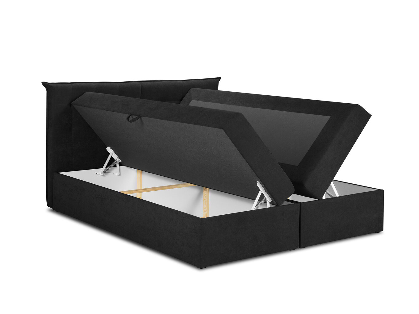 Lova Mazzini Beds Echaveria 200x200 cm, juoda kaina ir informacija | Lovos | pigu.lt