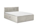 Кровать Mazzini Beds Mimicry 200x200 см, бежевая