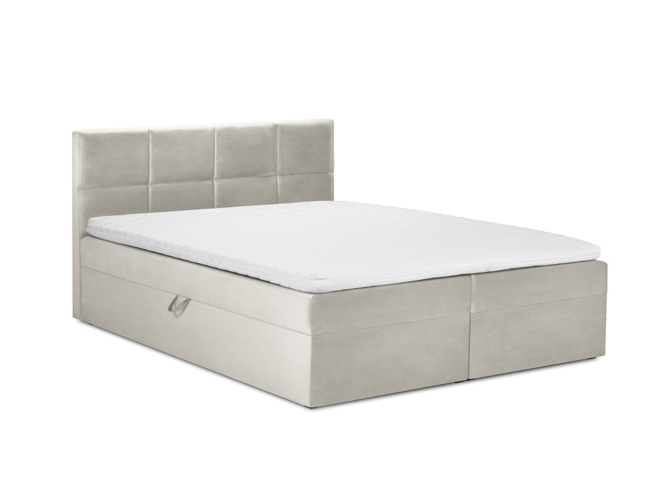 Lova Mazzini Beds Mimicry 200x200 cm, smėlio spalvos kaina ir informacija | Lovos | pigu.lt