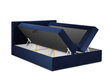 Lova Mazzini Beds Mimicry 200x200 cm, mėlyna цена и информация | Lovos | pigu.lt