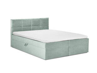 Кровать Mazzini Beds Mimicry 200x200 см, светло-зеленая цена и информация | Кровати | pigu.lt