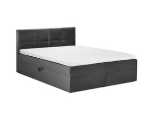 Кровать Mazzini Beds Mimicry 200x200 см, темно-серая цена и информация | Кровати | pigu.lt