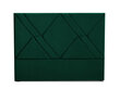 Lovos galvūgalis Cosmopolitan Design Seattle 140 cm, tamsiai žalias kaina ir informacija | Lovos | pigu.lt