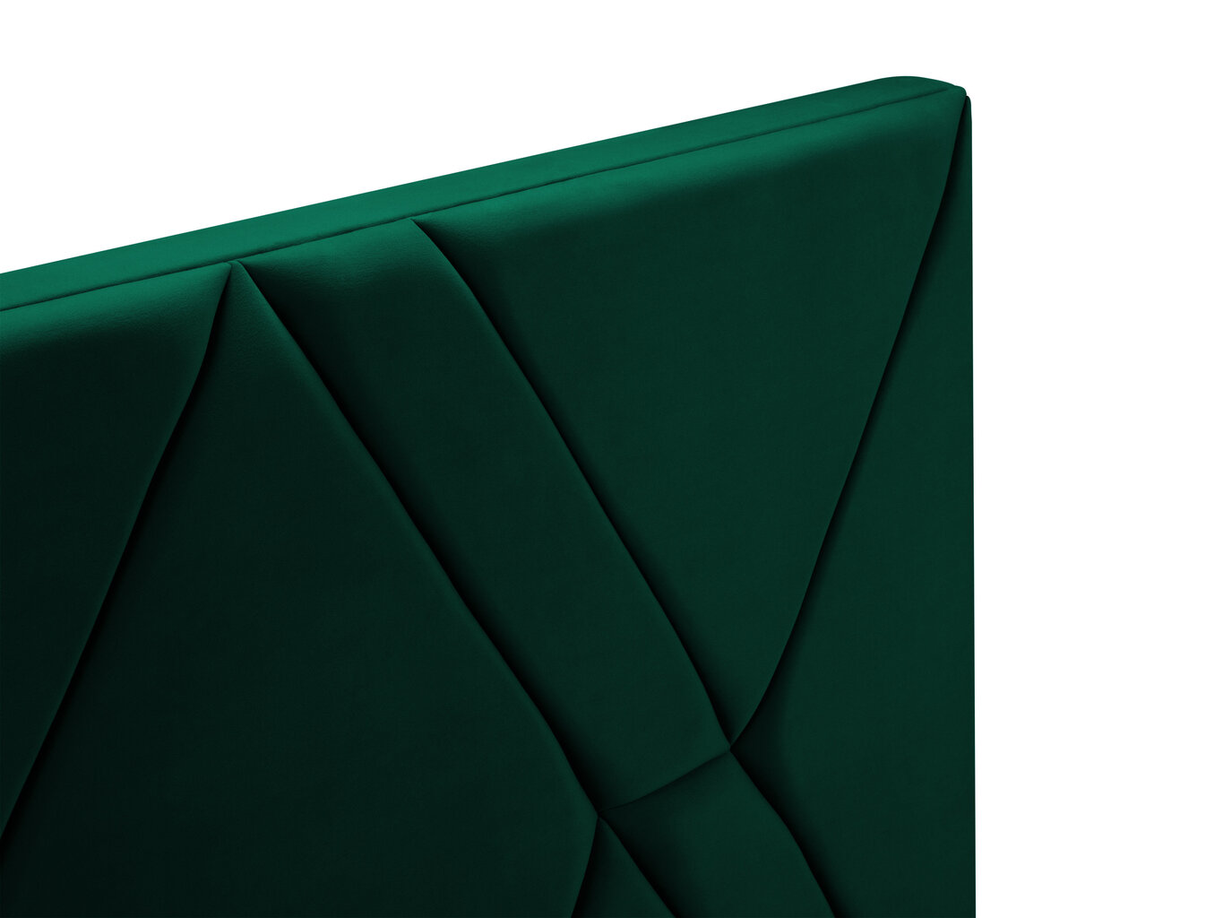 Lovos galvūgalis Cosmopolitan Design Seattle 200 cm, tamsiai žalias kaina ir informacija | Lovos | pigu.lt