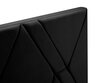 Lovos galvūgalis Cosmopolitan Design Seattle 140 cm, juodas kaina ir informacija | Lovos | pigu.lt
