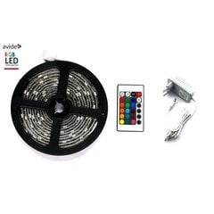 LED juosta Avide RGB 5050 su pultu IP20, 3 m kaina ir informacija | LED juostos | pigu.lt