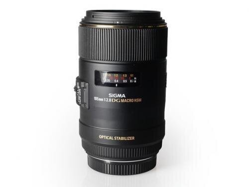 Sigma 105mm f/2.8 EX Macro DG OS HSM (Canon) kaina ir informacija | Objektyvai | pigu.lt