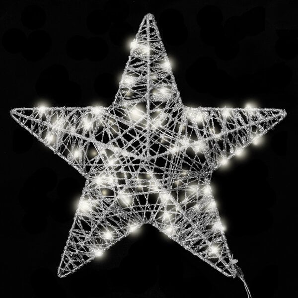 Kalėdinė žvaigždė su LED, 23 cm atsiliepimas
