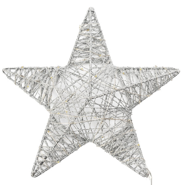 Kalėdinė žvaigždė su LED, 23 cm
