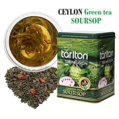 Soursop Ceilono žalia, biri, didelių lapų arbata, Soursop Green tea, Tarlton 250g kaina ir informacija | Arbata | pigu.lt