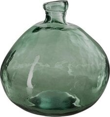 Perdibto stiklo žalia vaza GRASS 33cm цена и информация | Вазы | pigu.lt