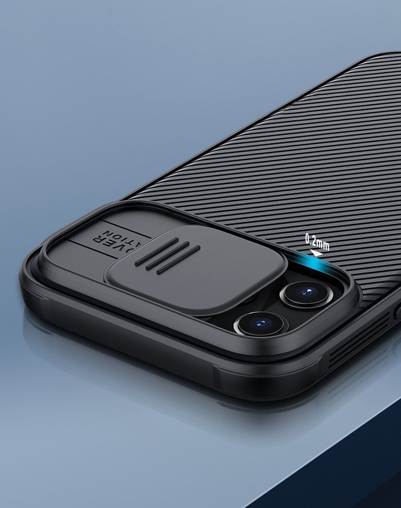 Nillkin 62968-uniw, skirtas iPhone 12 Mini, juodas kaina ir informacija | Telefono dėklai | pigu.lt