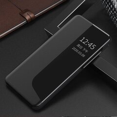 Чехол Eco Leather View для Huawei P40, чёрный цена и информация | Чехлы для телефонов | pigu.lt