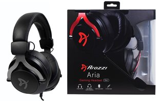 Arozzi Aria Black цена и информация | Теплая повязка на уши, черная | pigu.lt