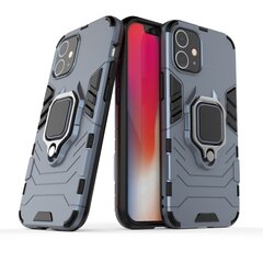 Ring Armor Case Kickstand Tough Rugged Cover, skirtas iPhone 12 mini, mėlynas kaina ir informacija | Telefono dėklai | pigu.lt