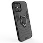 Ring Armor Case Kickstand Tough Rugged Cover, skirtas iPhone 12 Pro Max, juodas цена и информация | Telefono dėklai | pigu.lt