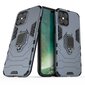 Ring Armor Case Kickstand Tough Rugged Cover, skirtas iPhone 12 Pro Max, mėlynas цена и информация | Telefono dėklai | pigu.lt