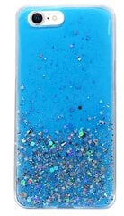 Fusion Glue Glitter, skirtas Apple iPhone 12 / 12 Pro, mėlynas kaina ir informacija | Telefono dėklai | pigu.lt