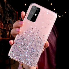 Fusion Glue Glitter Back Case, skirtas Apple iPhone 12 Pro Max, rožinis kaina ir informacija | Telefono dėklai | pigu.lt