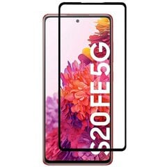 Закаленное стекло Fusion Full Glue 5D Full Cover Tempered для Samsung G780 Galaxy S20 FE, черное цена и информация | Защитные пленки для телефонов | pigu.lt