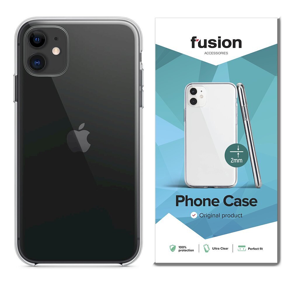 Dėklas Fusion Ultra Clear Series skirtas Realme 6 Pro, skaidri kaina ir informacija | Telefono dėklai | pigu.lt