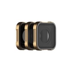 Комплект шторных фильтров PolarPro для фотоаппаратов Go Pro Hero 9 / Hero 10 Black, 3 шт. цена и информация | Аксессуары для видеокамер | pigu.lt