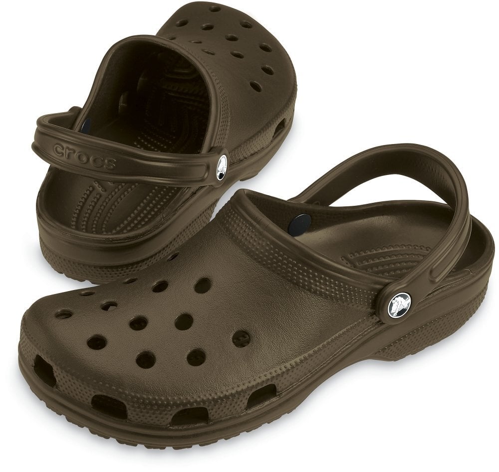 Crocs™ vyriškos šlepetės Classic, rudos kaina ir informacija | Vyriškos šlepetės, basutės | pigu.lt