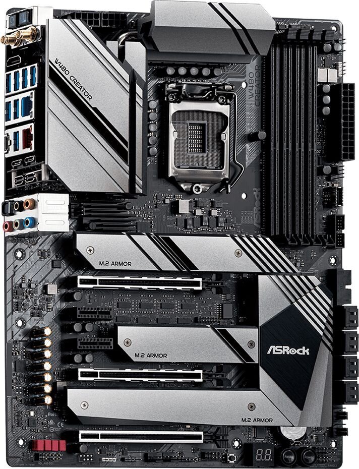 ASRock W480 Creator kaina ir informacija | Pagrindinės plokštės | pigu.lt