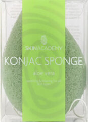 Veido prausimo kempinė Skin Academy Konjac Sponge su alaviju, 1 vnt. kaina ir informacija | Veido prausikliai, valikliai | pigu.lt