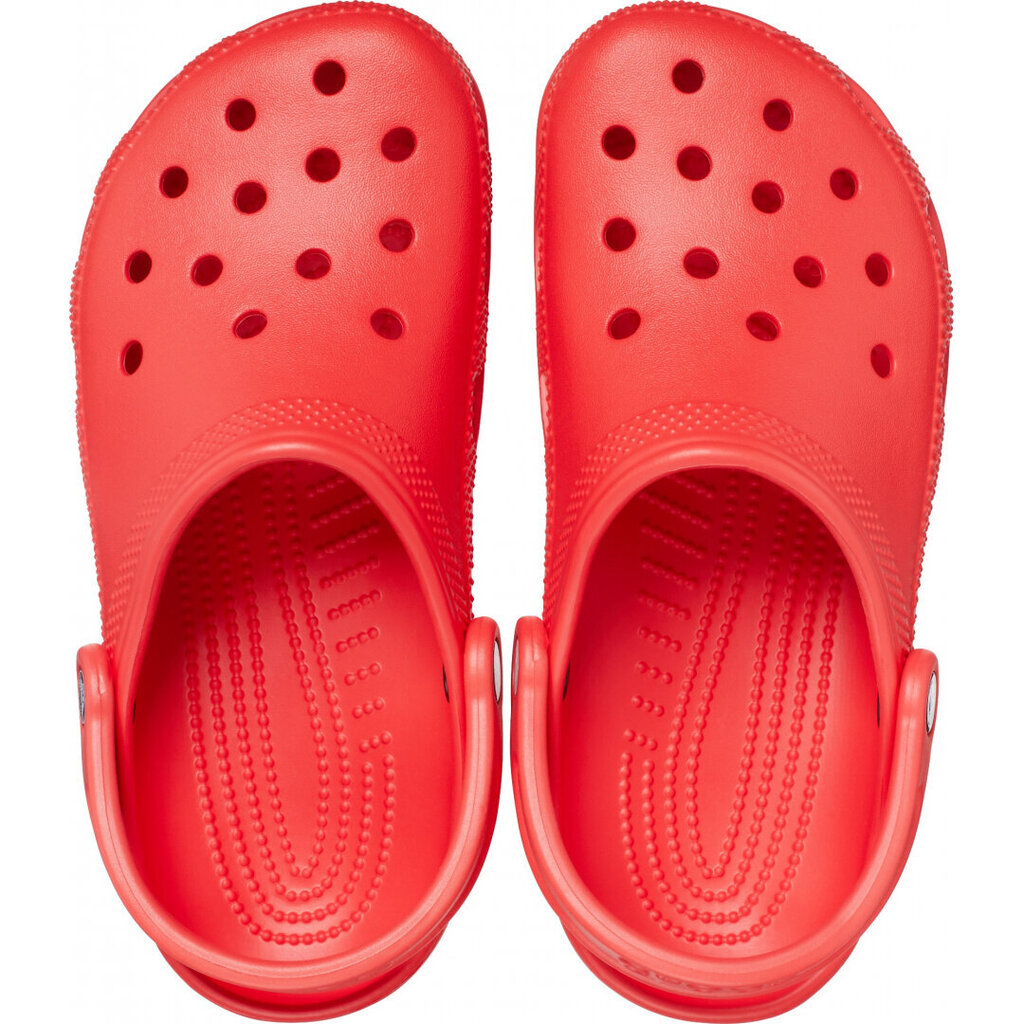 Crocs™ moteriškos šlepetės Classic, raudonos kaina ir informacija | Šlepetės moterims | pigu.lt