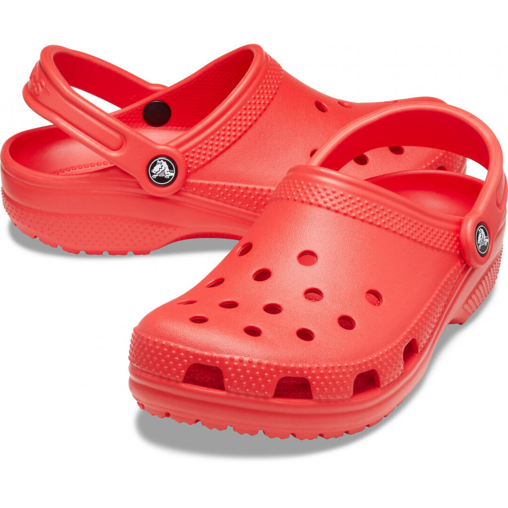 Crocs™ moteriškos šlepetės Classic, raudonos kaina ir informacija | Šlepetės moterims | pigu.lt