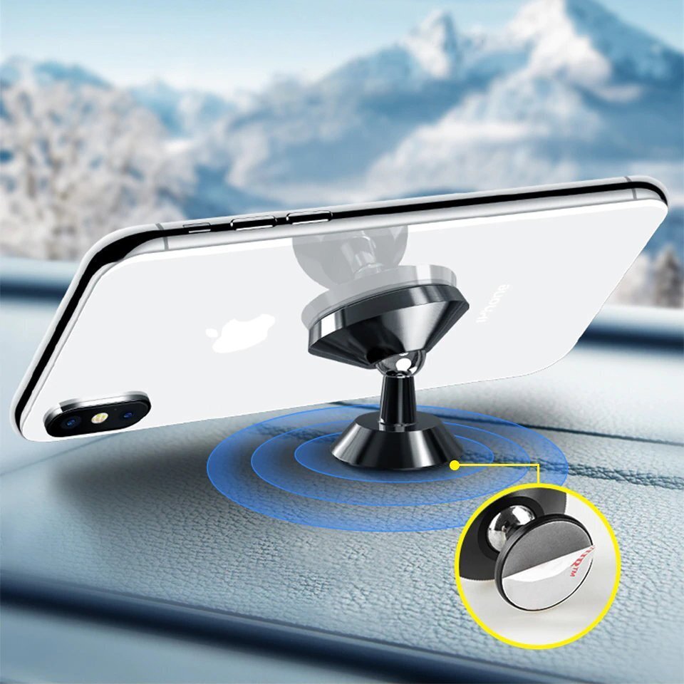 Wozinsky self-adhesive Universal Magnetic Car Mount Phone Holder WMH-05 цена и информация | Telefono laikikliai | pigu.lt