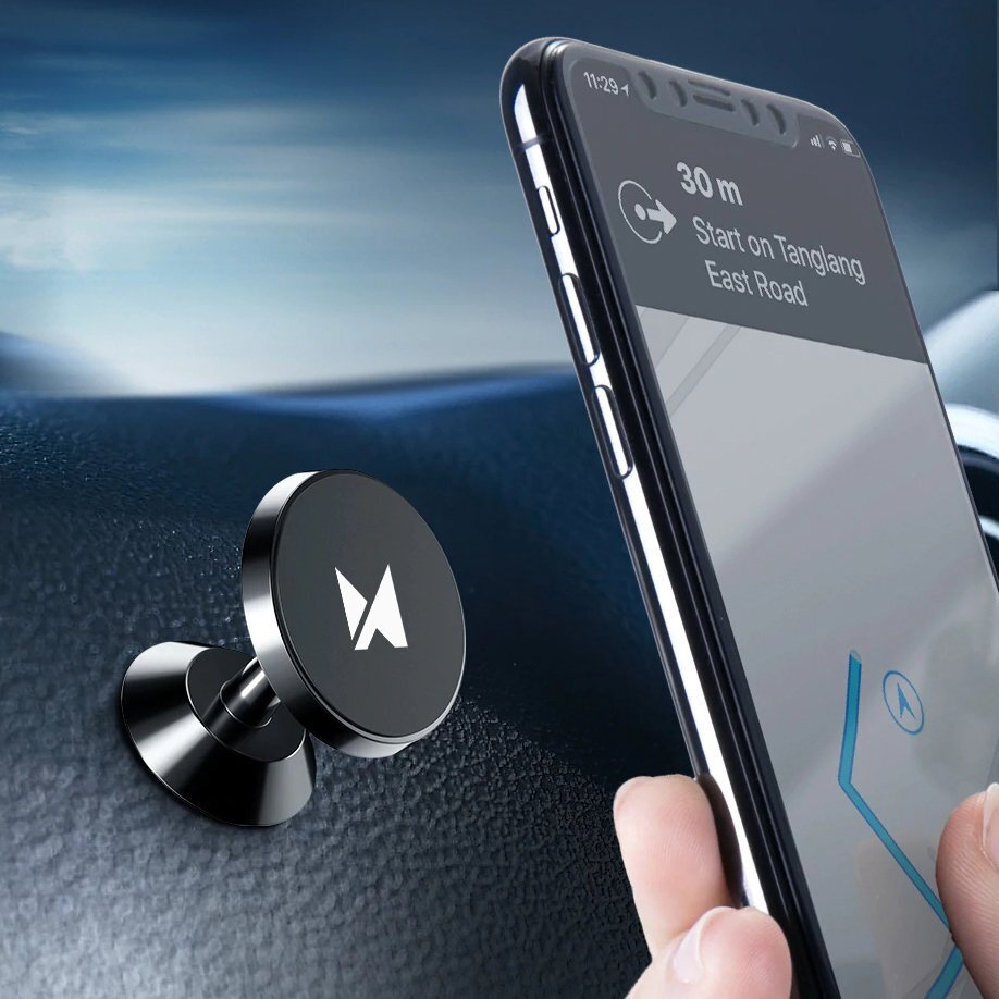 Wozinsky self-adhesive Universal Magnetic Car Mount Phone Holder WMH-05 цена и информация | Telefono laikikliai | pigu.lt