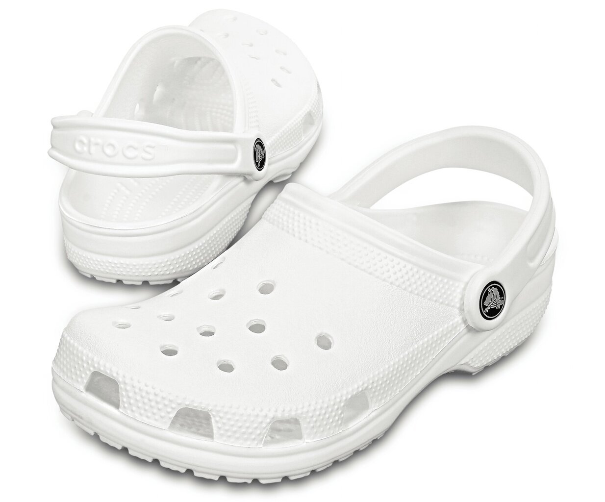 Crocs™ unisex batai Classic, balti kaina ir informacija | Šlepetės moterims | pigu.lt