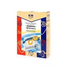 K&M Group Мешки для пылесоса Rowenta Spaceo KM-R010 (4шт.) цена и информация | Аксессуары для пылесосов | pigu.lt