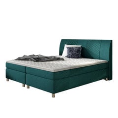 Кровать Selsey Pelton 160x200 см, зеленая цена и информация | Кровати | pigu.lt
