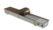Įleidžiamas grindinis konvektorius KONVEKA FC 160-22-15 AL10 su rudos spalvos aliuminio grotelėmis kaina ir informacija | Radiatoriai, konvektoriai | pigu.lt