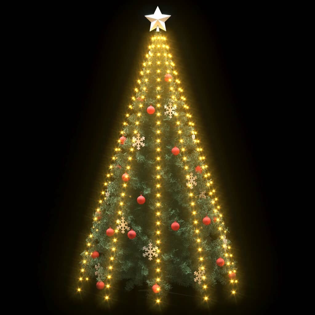 Kalėdinė girlianda eglutei-tinklas su 300 LED, 300cm, IP44 kaina ir informacija | Girliandos | pigu.lt