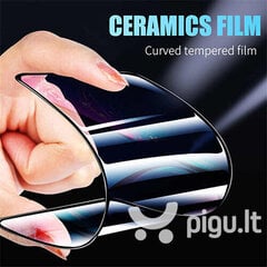 Защитное стекло для iPhone 6/6s white Matte Ceramic, Full Glue, Full Cover цена и информация | Защитные пленки для телефонов | pigu.lt