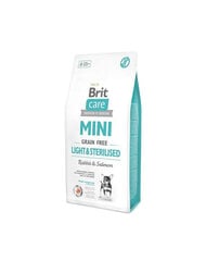 Brit Care Grain Free Mini light su triušiena ir lašiša, 14 kg (2 x 7 kg) kaina ir informacija | Sausas maistas šunims | pigu.lt