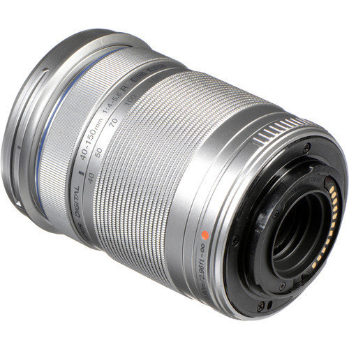 Olympus M.Zuiko Digital 40-150mm f/4-5.6 R, Sidabrinė цена и информация | Objektyvai | pigu.lt