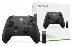 Microsoft Xbox Controller + Wireless Adapter kaina ir informacija | Žaidimų pultai | pigu.lt