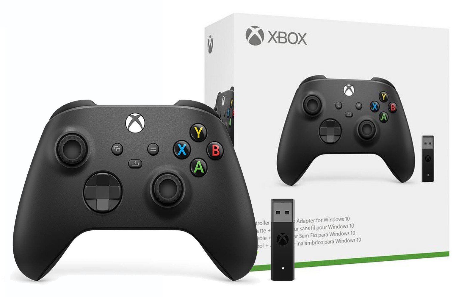 Microsoft Xbox Controller + Wireless Adapter цена и информация | Žaidimų pultai  | pigu.lt