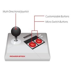 Retro-Bit Power Stick (NES, RES Plus) kaina ir informacija | Žaidimų kompiuterių priedai | pigu.lt