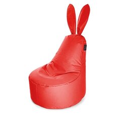 Кресло-мешок Qubo™ Daddy Rabbit Strawberry, красное цена и информация | Кресла-мешки и пуфы | pigu.lt