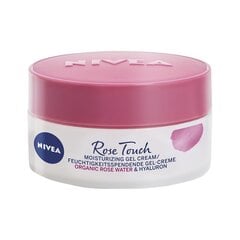 Nivea Rose Touch Moisturizing Gel-Cream - Moisturizing day gel-cream 50ml цена и информация | Кремы для лица | pigu.lt