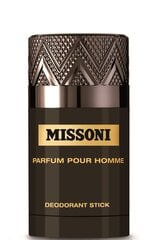 Kvapusis pieštukinis dezodorantas Missoni Pour Homme, 75 ml kaina ir informacija | Dezodorantai | pigu.lt